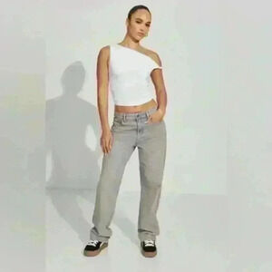 Garage Denim Decontracte Slouchy Quincy Blue Women's Size 5/27 NWT